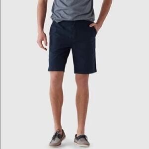 Rodd & Gunn Men’s The Gunn 9” Cotton Stretch Shorts in Navy Blue Size 38 NWT